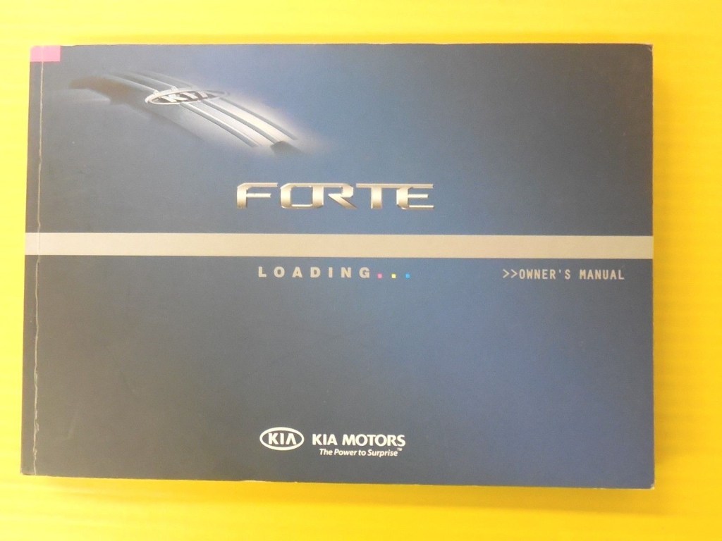 Picture of: Forte  20 Kia Owners Owner’s Manual OEM