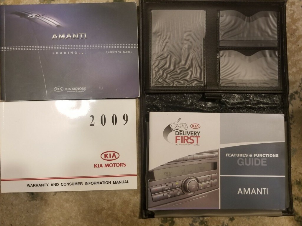 Picture of: Kia Amanti Owners Manual Pack