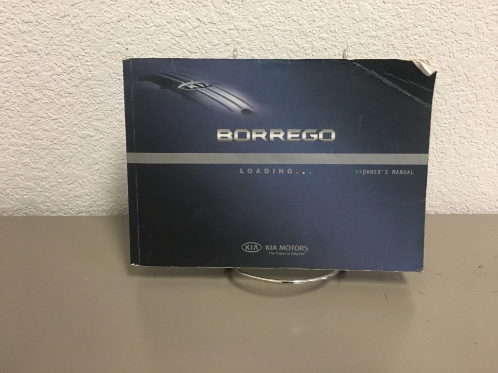 Picture of: Kia Borrego Genuine OEM Owner’s Manual Set–Free Shipping!
