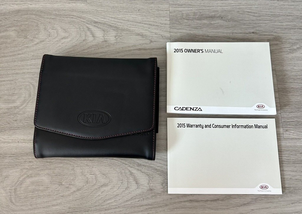 Picture of: Kia Cadenza Owners Manual With Case G