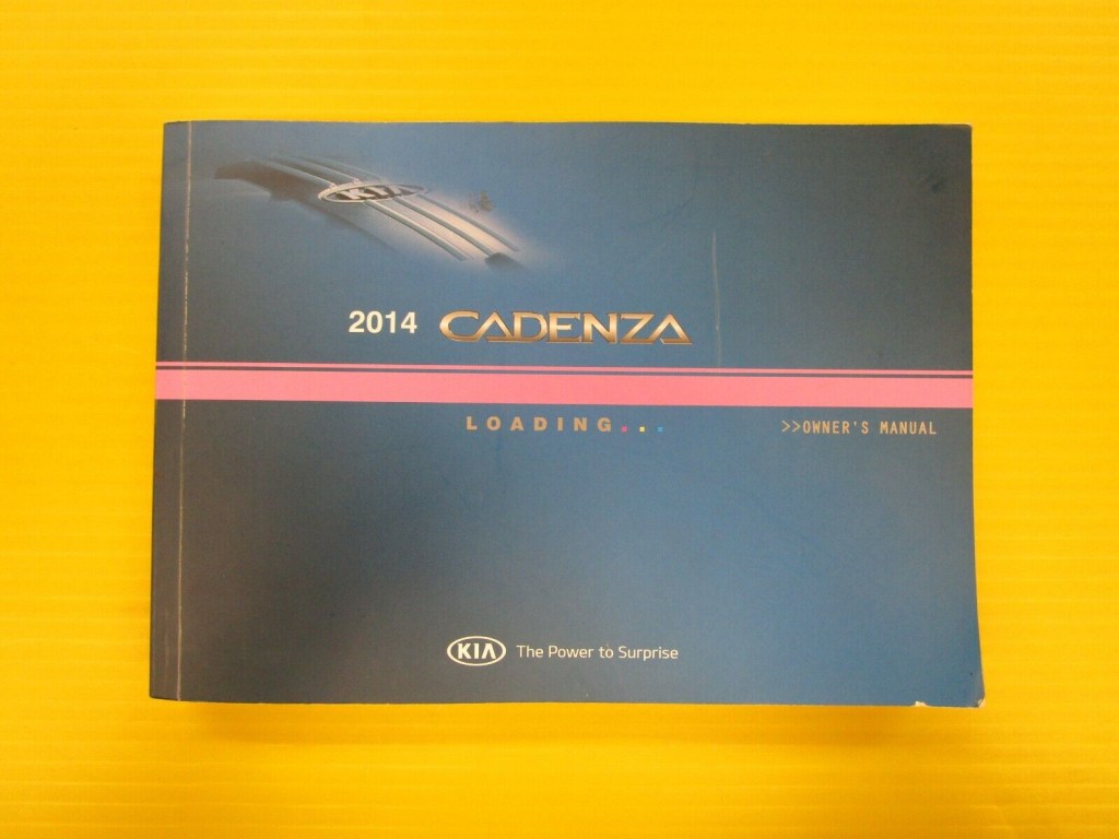 Picture of: Kia Cadenza Owners Owner’s Manual OEM