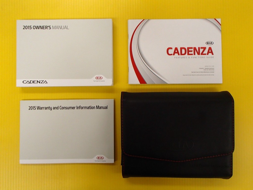 Picture of: Kia Cadenza Owners Owner’s Manual Set W/ Case  eBay