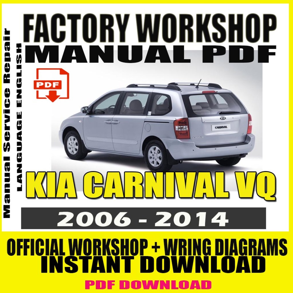 Picture of: KIA CARNIVAL VQ – Service Repair Manual PDF