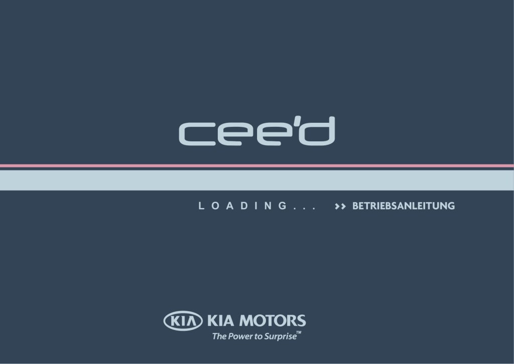 kia ceed owners manual 2009 - Kia Ceed Bedienungsanleitung  -  – Carmanuals