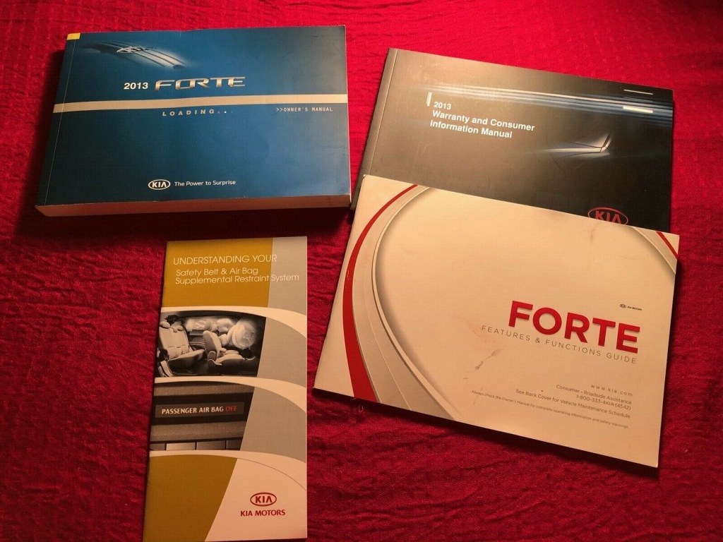 Picture of: Kia Forte Auto Owner&#;s Manual with Supplements -AB
