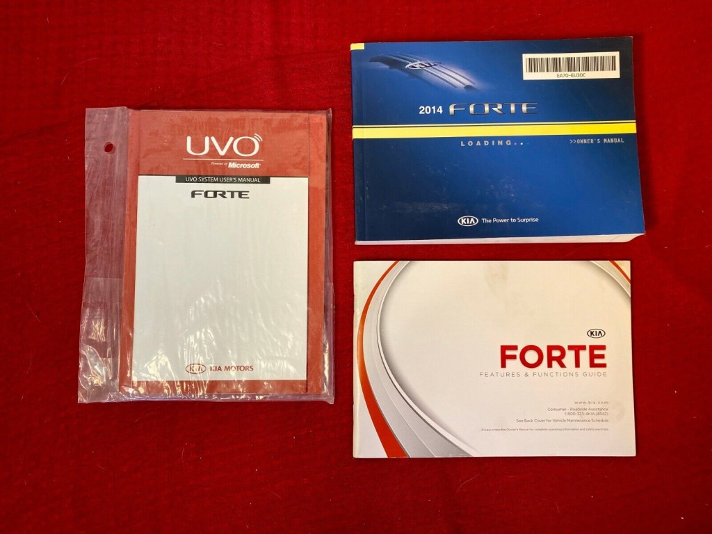 Picture of: Kia Forte Auto Owner’s Manual with Supplements –  eBay