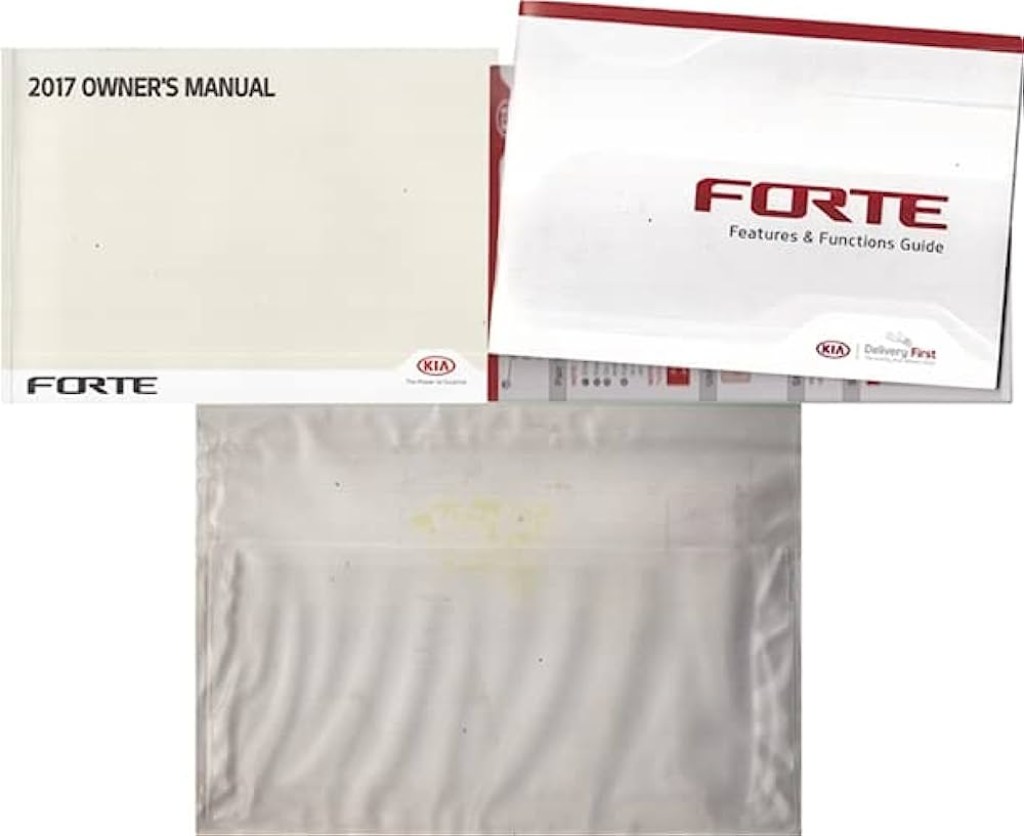 Picture of: Kia Forte Owner’s Manual Original Package with Case and Pamphlets