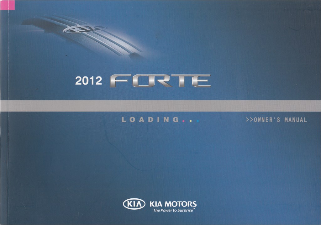 Picture of: Kia Forte Owner’s Manual Original