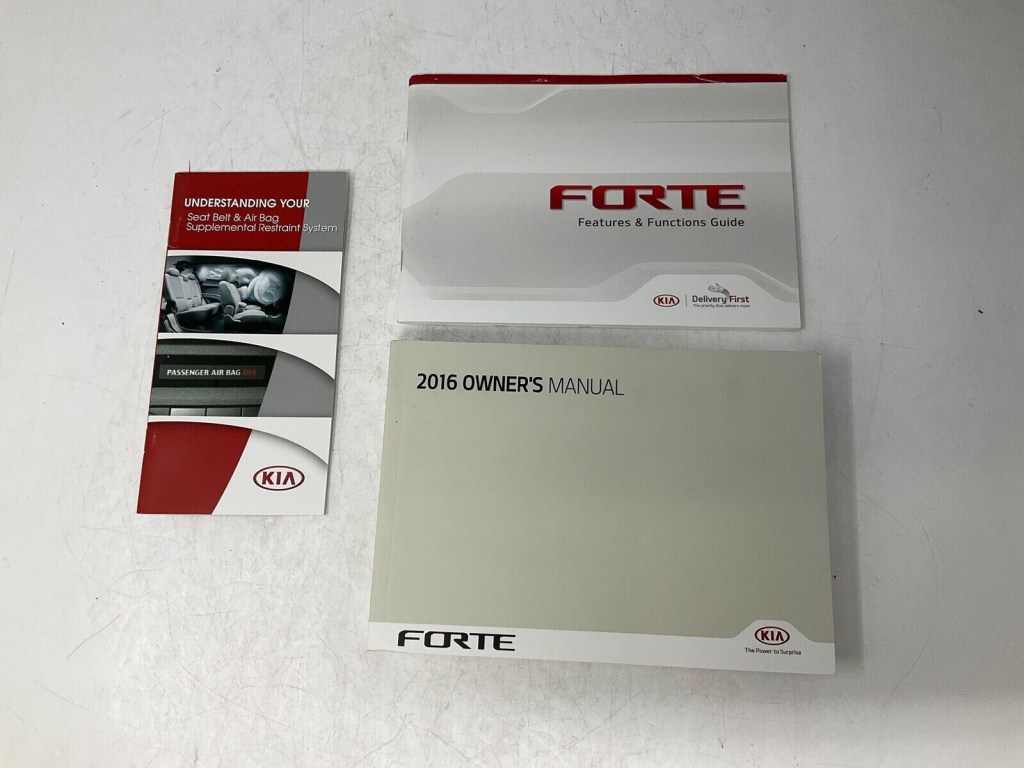 Picture of: Kia Forte Owners Manual Handbook Set OEM AB438  eBay
