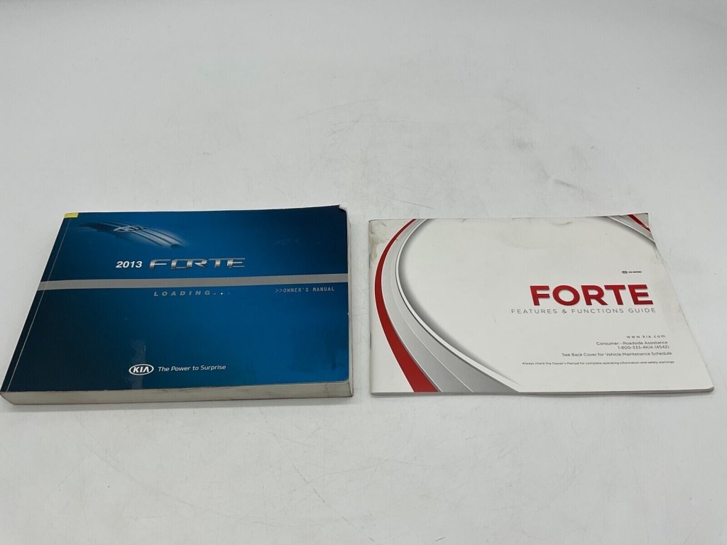 Picture of: Kia Forte Owners Manual Handbook Set OEM LB195  eBay