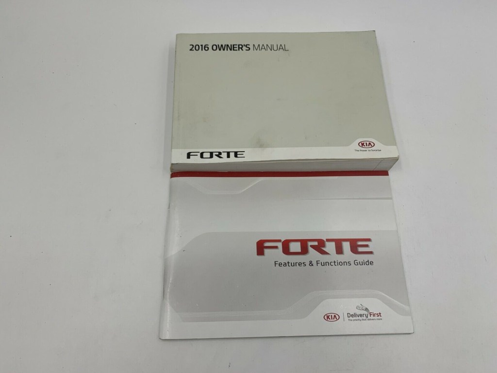 Picture of: Kia Forte Owners Manual Set with Case OEM KB