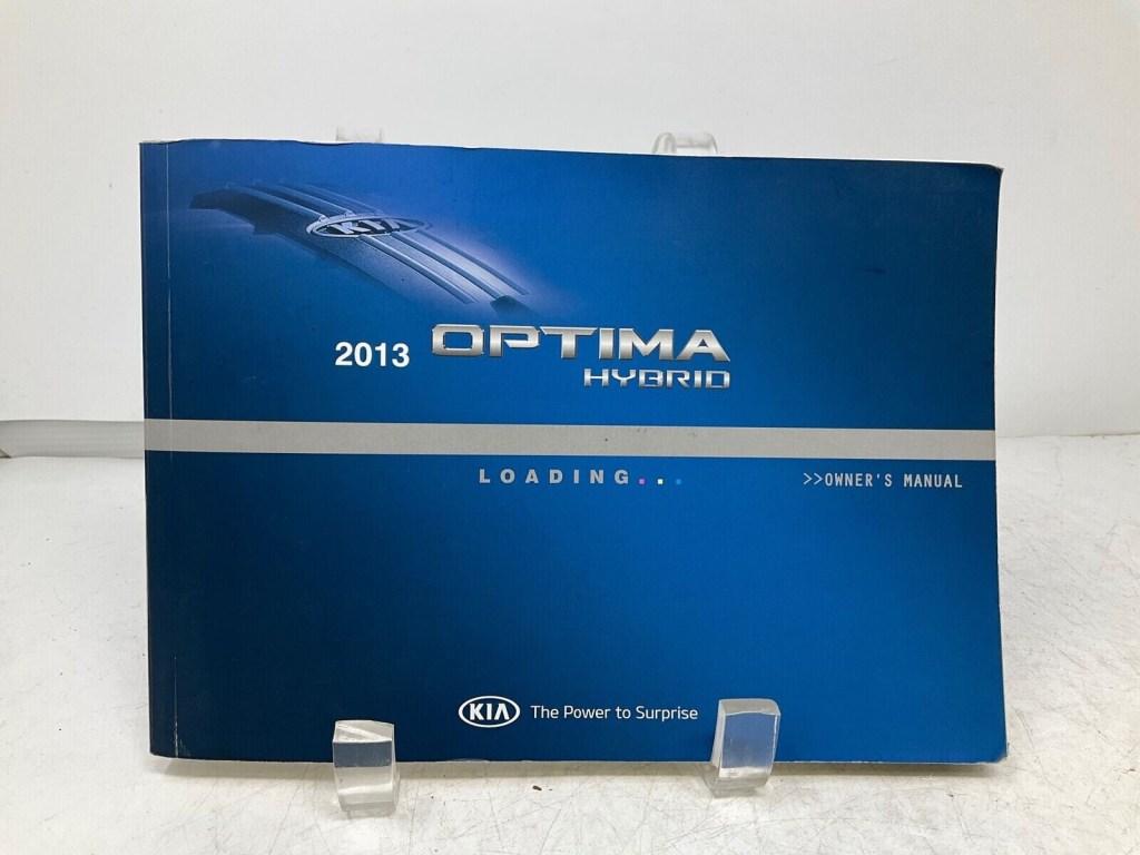 Picture of: Kia Optima Hybrid Owners Manual Handbook OEM HB  eBay