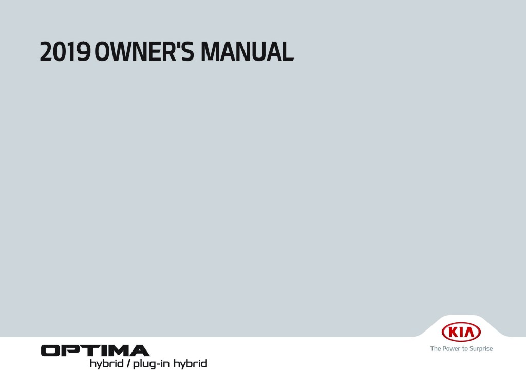 Picture of: Kia Optima Hybrid owners manual – OwnersMan