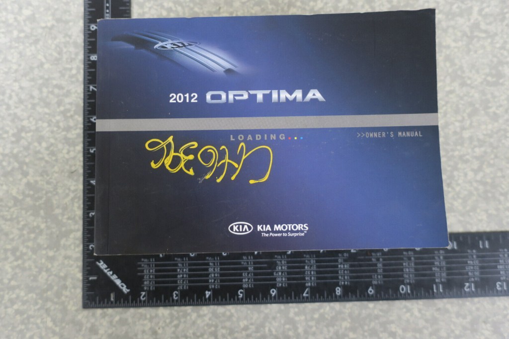 Picture of: KIA OPTIMA OWNER’S MANUAL BOOK – FREE SHIP – OM