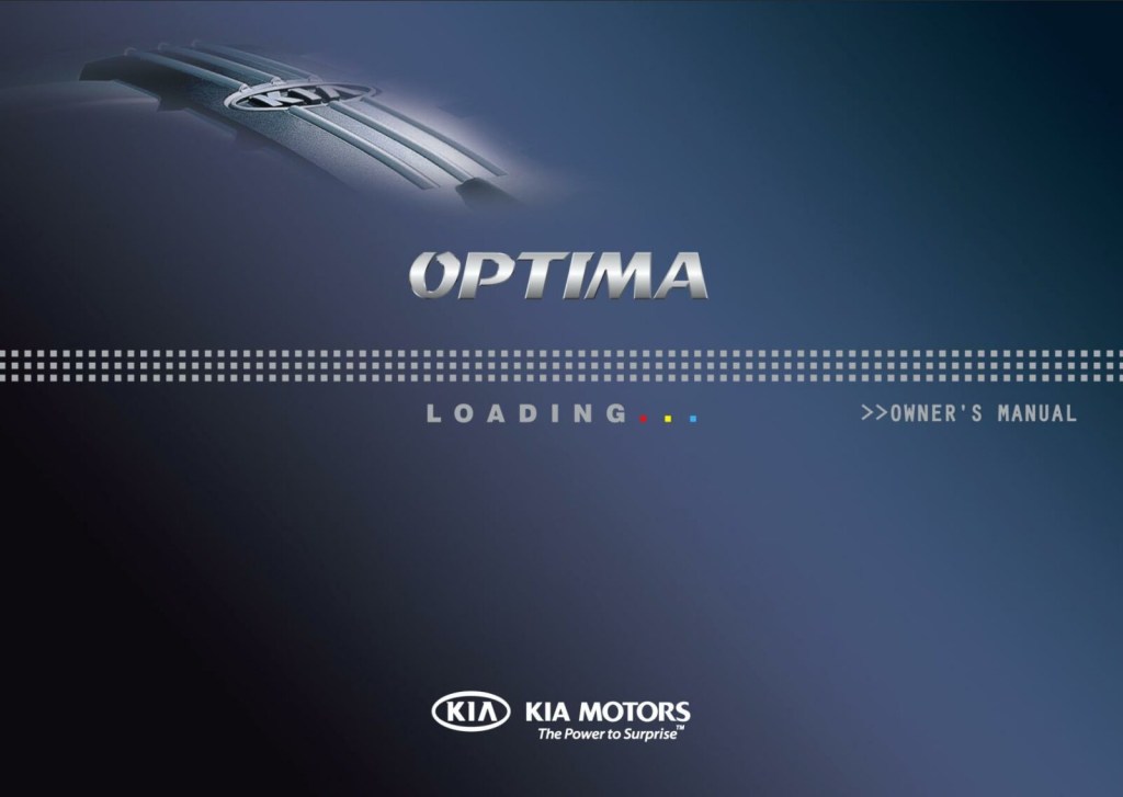 Picture of: KIA Optima  Owner’s Manual – Download In PDF For Free