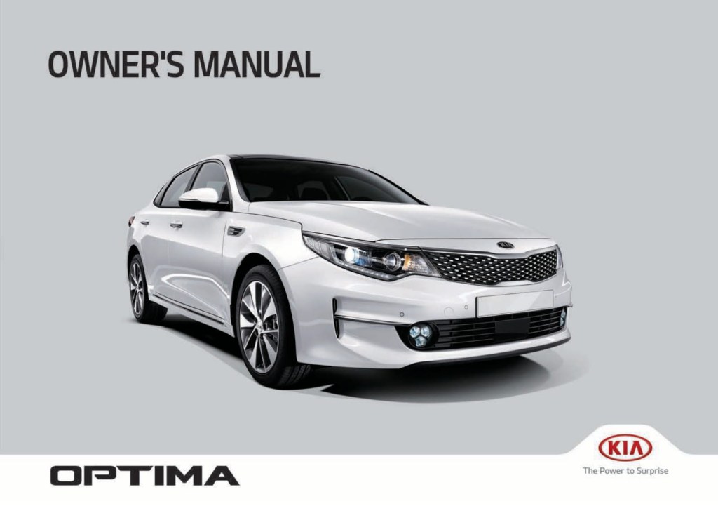 Picture of: – Kia Optima Owner’s Manual  English