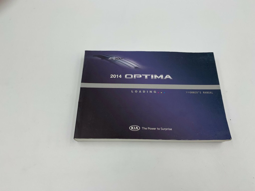 Picture of: Kia Optima Owners Manual Handbook OEM KB
