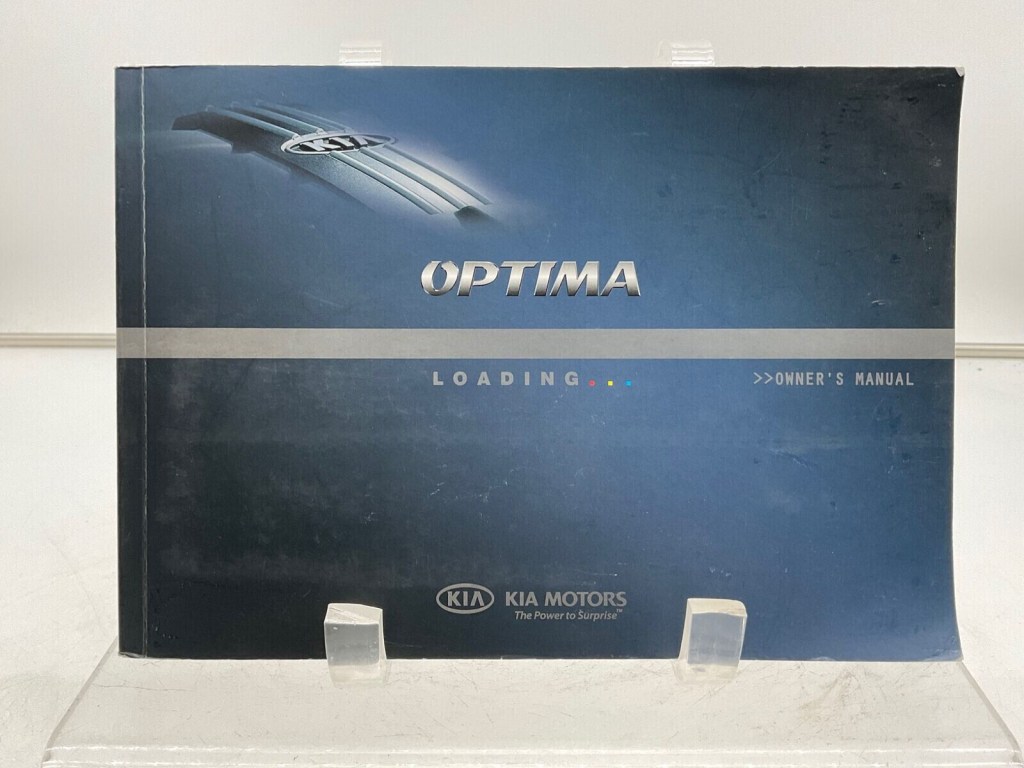 Picture of: Kia Optima Owners Manual OEM LB  eBay