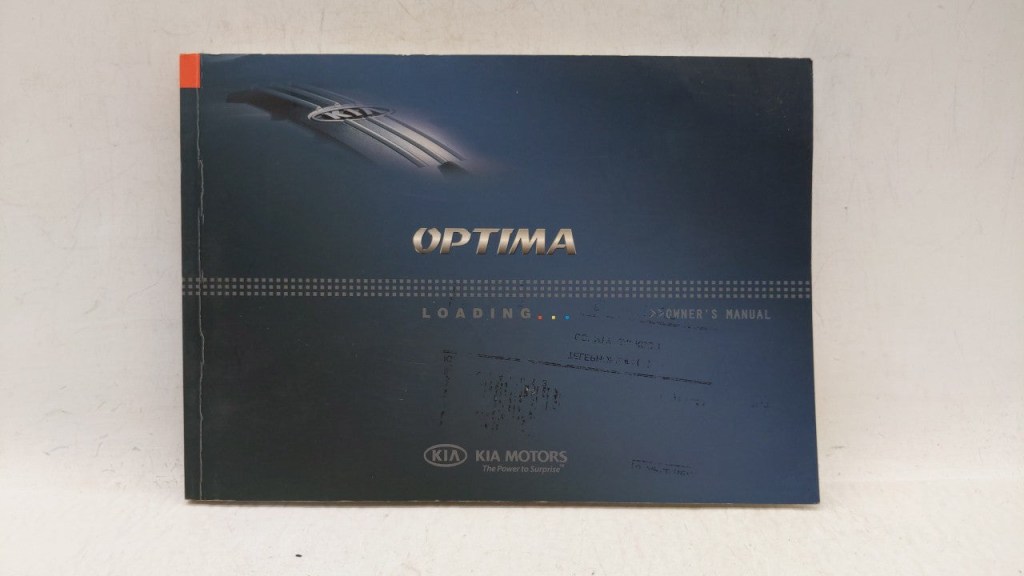 Picture of: Kia Optima Owners Manual  Oemusedautoparts