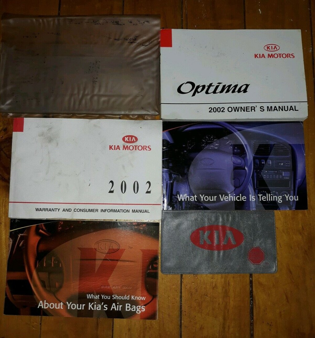 Picture of: Kia Optima Owners Manual With Case OEM Free Shipping  eBay
