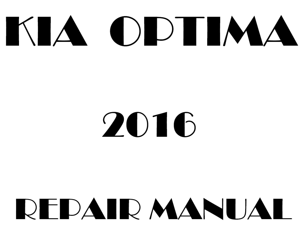 Picture of: Kia Optima repair manual