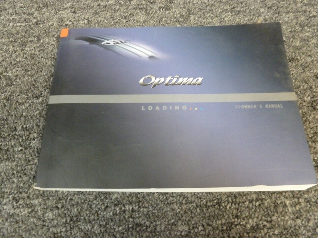 Picture of: Kia Optima Sedan Owner Owner’s Manual User Guide LX EX
