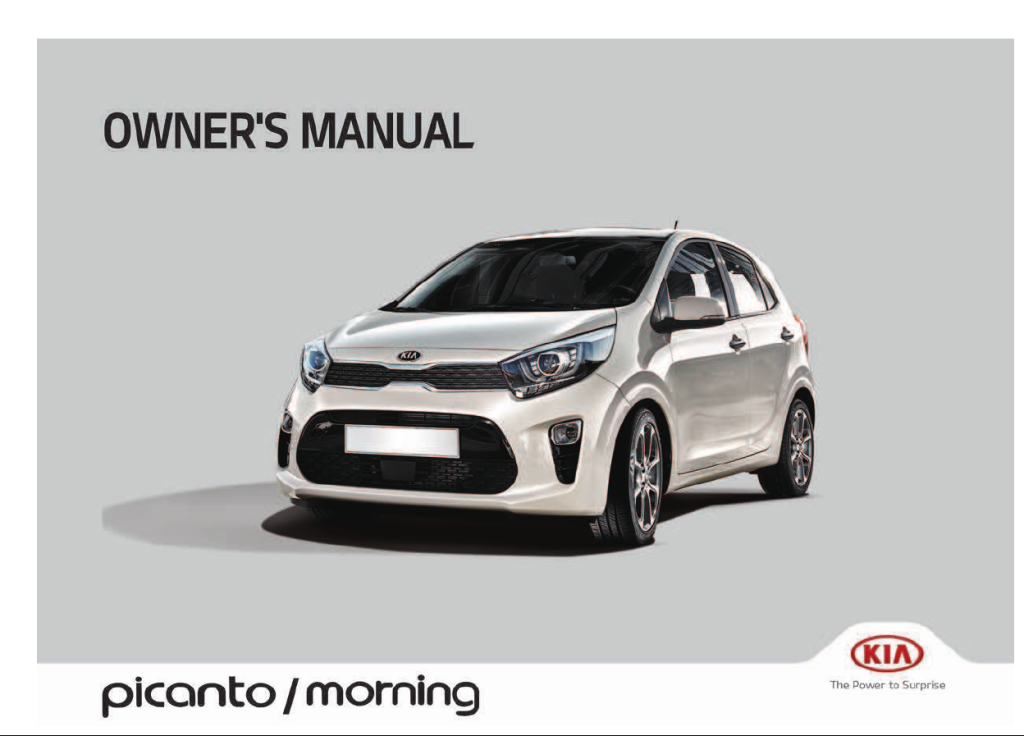 Picture of: Kia Picanto () user manual (English –  pages)