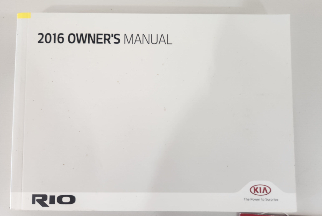Picture of: Kia Rio Owner’s Manual Set of Books including Multimedia System