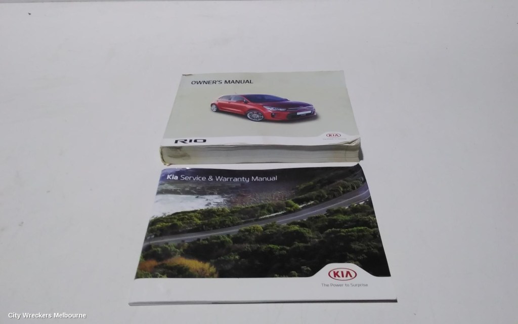 Picture of: KIA RIO  Owners Handbook