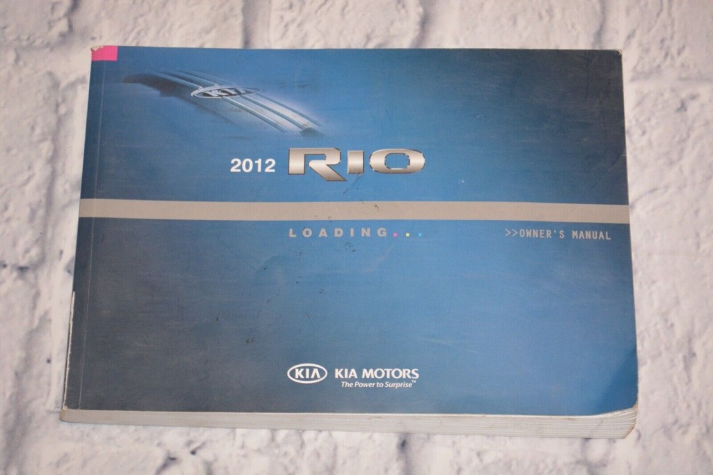 Picture of: KIA RIO OWNERS MANUAL GUIDE BOOK OEM  eBay