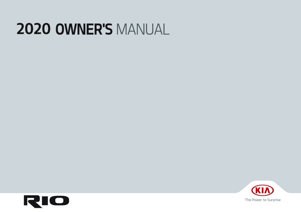 Picture of: Kia Rio owners manual – OwnersMan