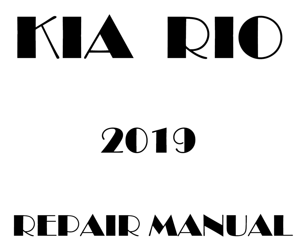 Picture of: Kia Rio repair manual