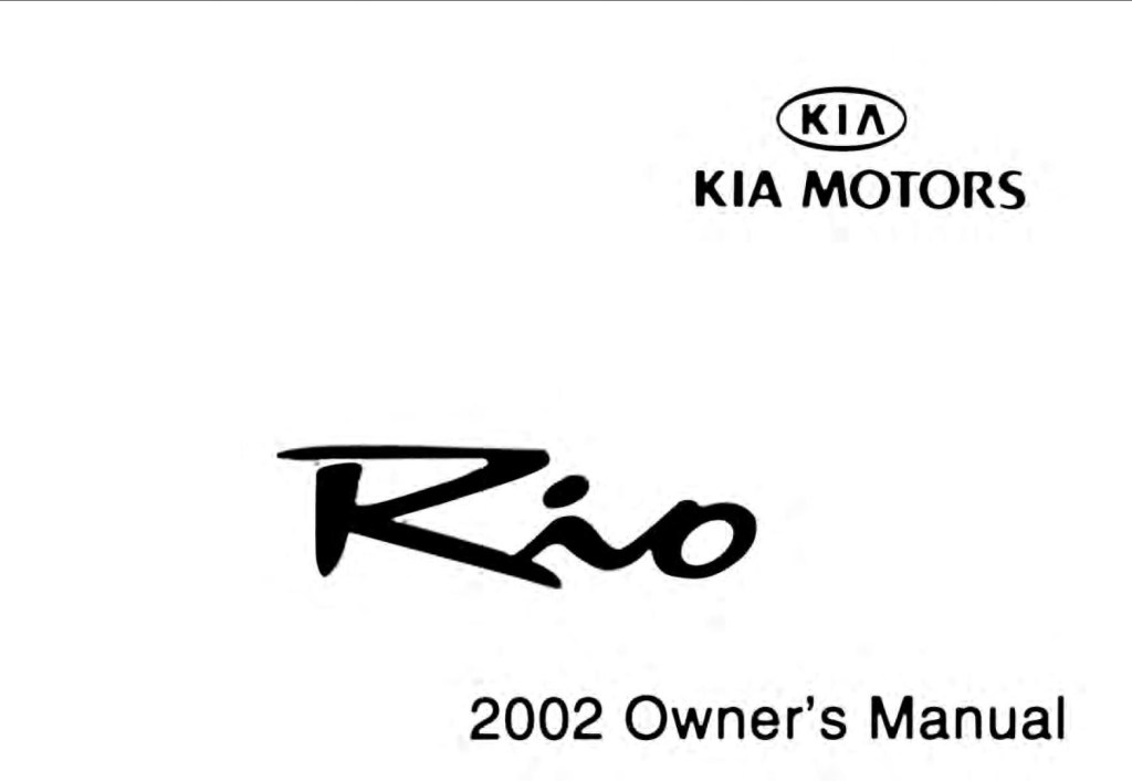 Picture of: KIA Rio, Rio Hatchback  Owner’s Manual  Owners manuals, Kia