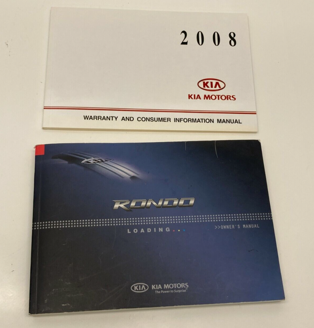 Picture of: Kia Rondo EX Owners Manual Handbook Guide Book OEM