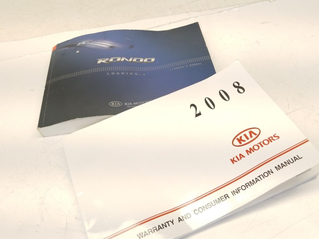 Picture of: Kia Rondo Owners Manual USED OEM