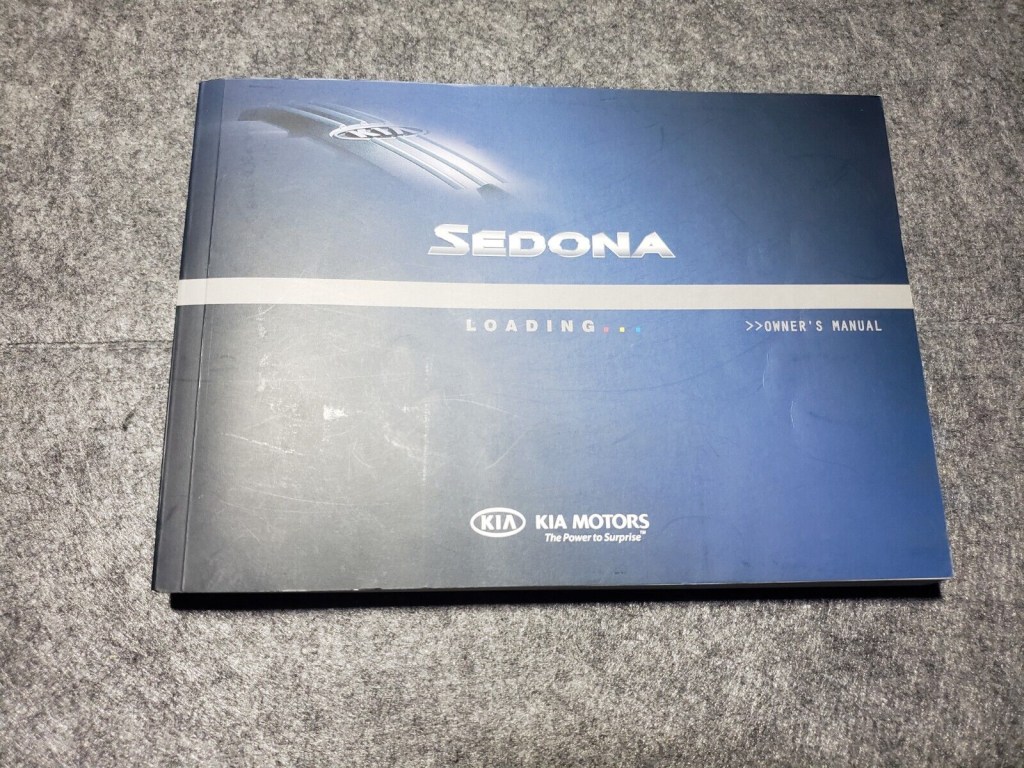 Picture of: Kia Sedona Owners Manual  eBay