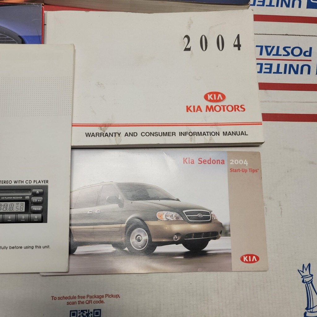 Picture of: Kia Sedona Owners Manual OEM CH  eBay