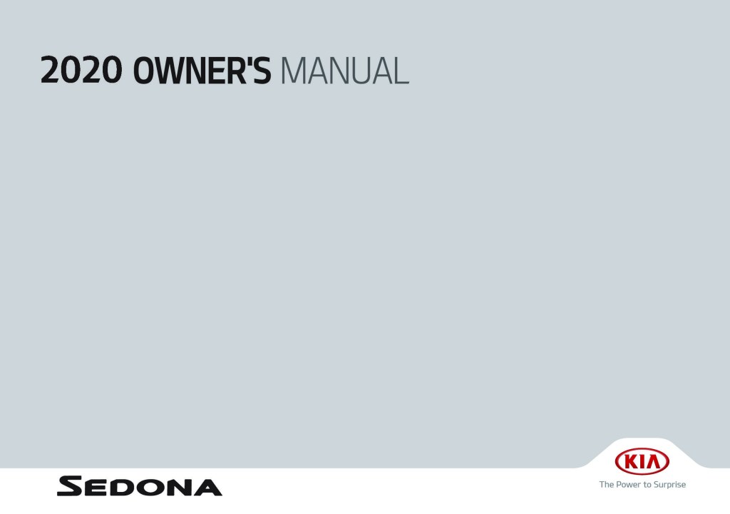 Picture of: Kia Sedona owners manual – OwnersMan