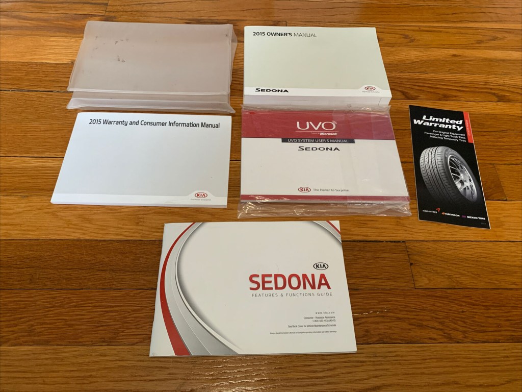 Picture of: Kia Sedona Owners Manual with Case And Navigation OEM Free Shipping