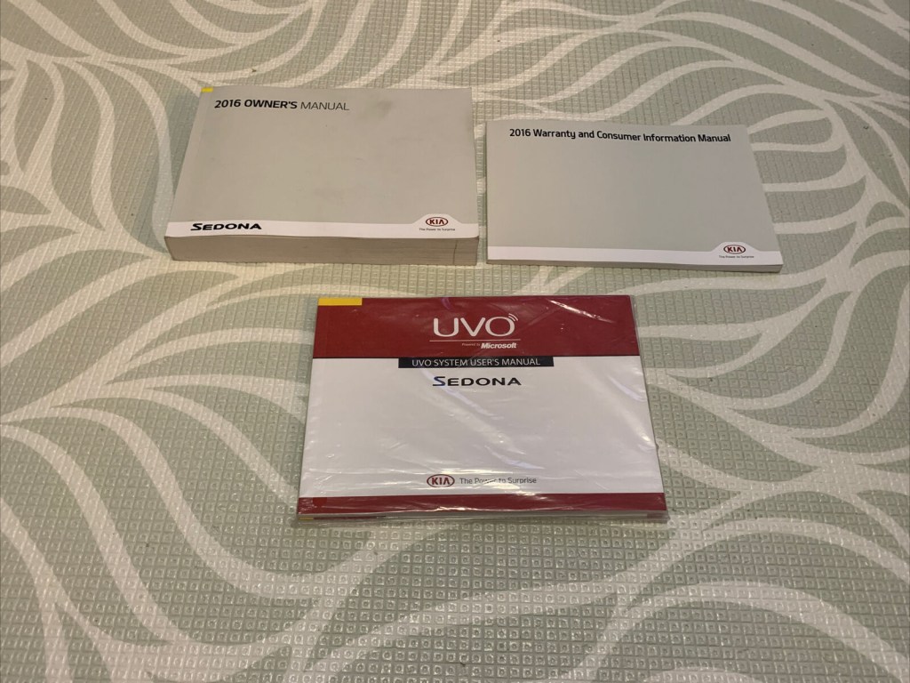 Picture of: Kia Sedona Owners Manual With Navigation OEM Free Shipping  eBay