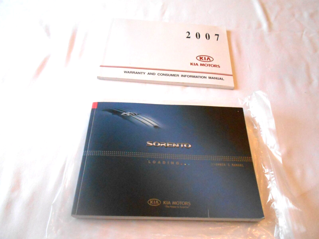 Picture of: KIA SORENTO OWNER MANUAL  PIECE SET IN EXCELLENT CONDITION. OEM.