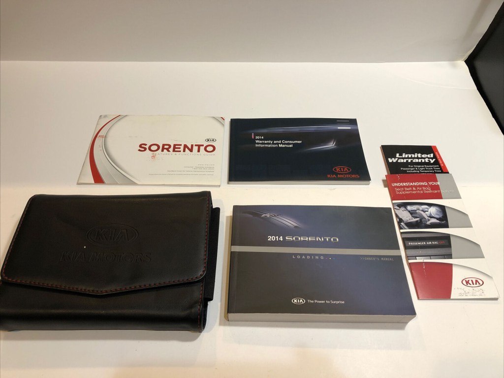 Picture of: KIA Sorento owners manual & portfolio