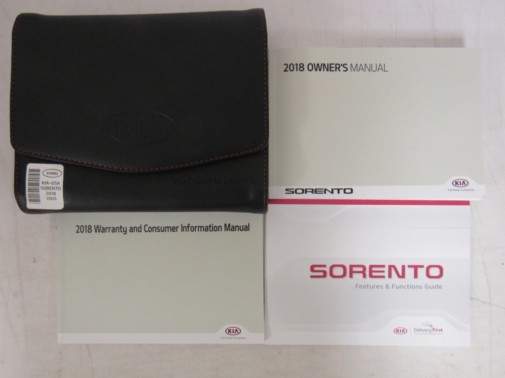 Picture of: Kia Sorento Owners Manual Guide Book