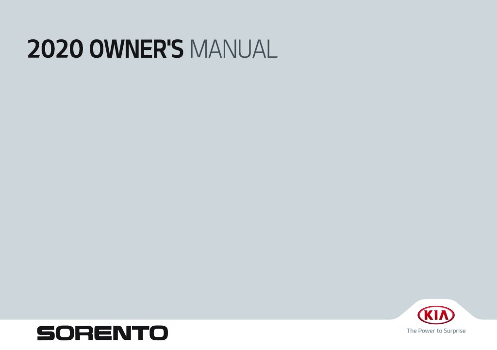 Picture of: Kia Sorento owners manual – OwnersMan