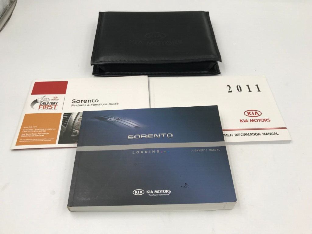 Picture of: Kia Sorento Owners Manual With Case OEM OM  eBay