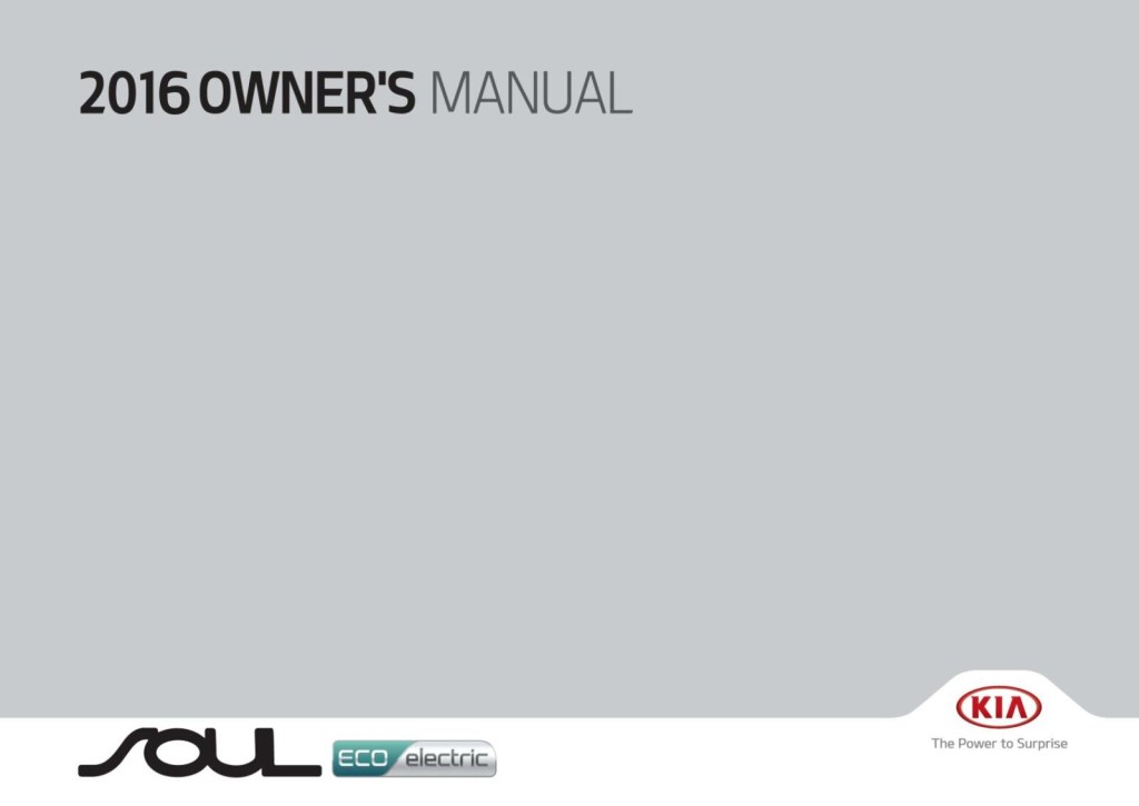 Picture of: KIA Soul EV  Owner’s Manual – Download In PDF For Free
