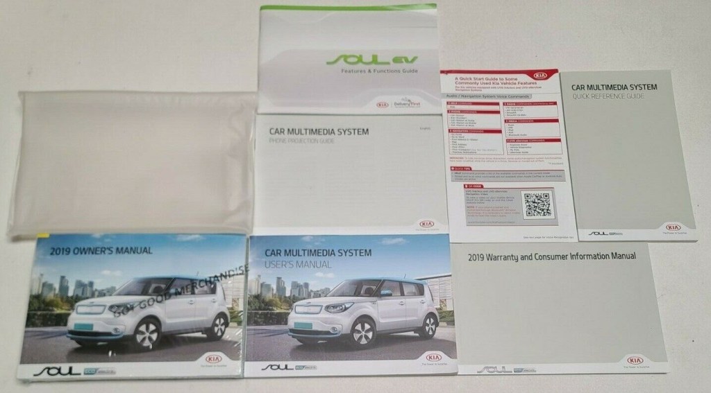 Picture of: KIA SOUL EV OWNERS MANUAL USER GUIDE ELECTRIC SINGLE SPEED ENGINE FWD