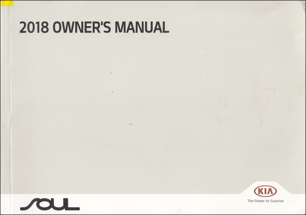 Picture of: Kia Soul Owner’s Manual Original