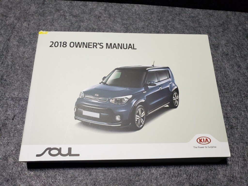 Picture of: Kia Soul Owners Manual W/Portfolio