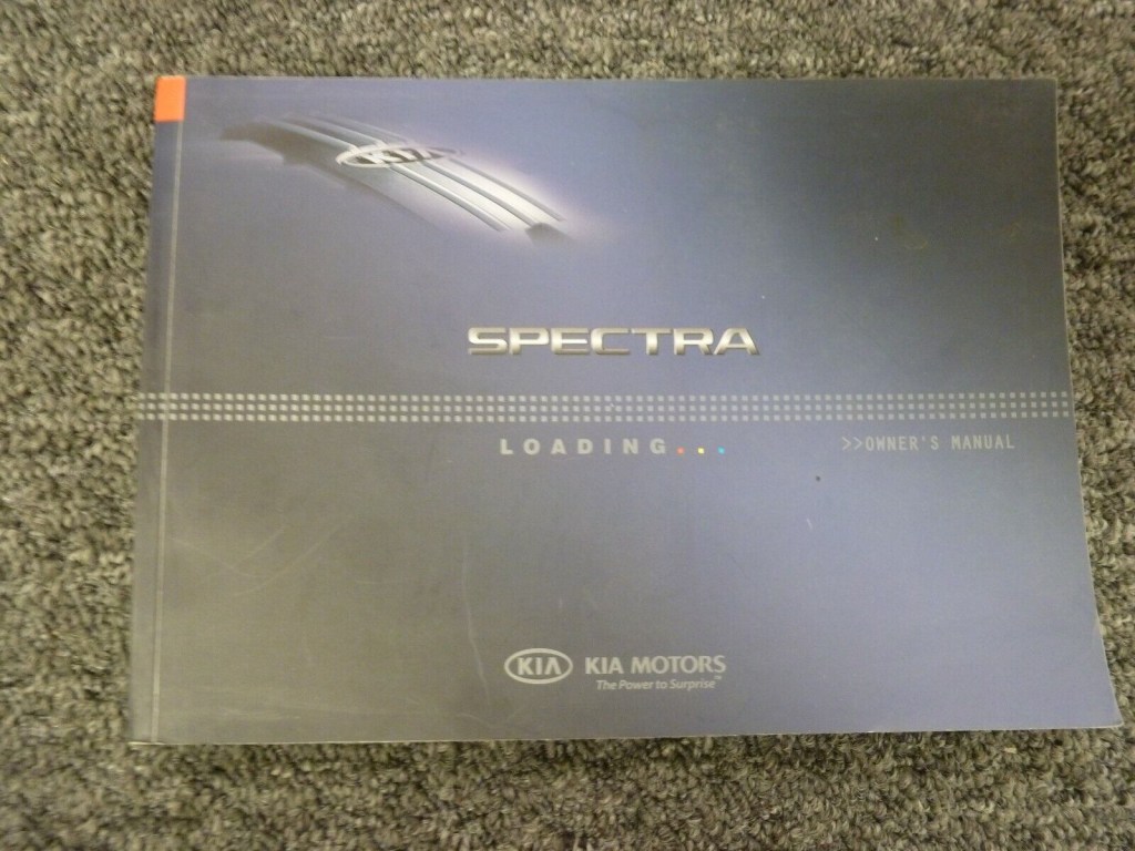 Picture of: Kia Spectra Sedan Owner Owner’s Manual User Guide LX EX  SX AT